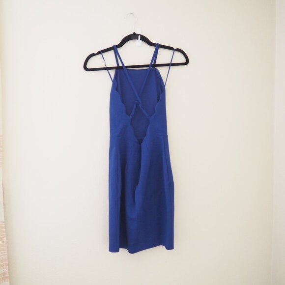 * NWT Lulus Heart’s Content Royal Blue Spaghetti Strap Bodycon Mini Dress sz S - Picture 7 of 8